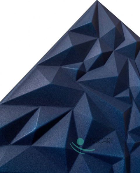 PANELE ŚCIENNE 3D Ametyst GRANATOWY - 61 - Kasetony sufitowe, piankowe panele ścienne 3D - 50cm x 50cm - 0,25 m2 PANELE ŚCIENNE 3D Ametyst GRANATOWY - 61 - Kasetony sufitowe, piankowe panele ścienne 3D - 50cm x 50cm - 0,25 m2