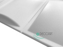 PLED - Białe kasetony sufitowe, piankowe panele dekoracyjne ścienne 3D