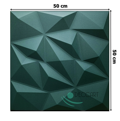 BRYLANT - Butelkowa zieleń kasetony sufitowe, piankowe 3D geometryczne BRYLANT - Butelkowa zieleń kasetony sufitowe, piankowe 3D geometryczne