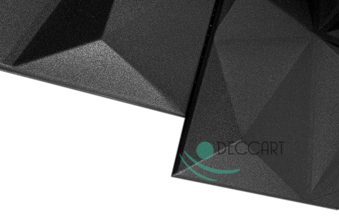 BRYLANT - Czarne kasetony sufitowe, piankowe 3D geometryczne BRYLANT - Czarne kasetony sufitowe, piankowe 3D geometryczne