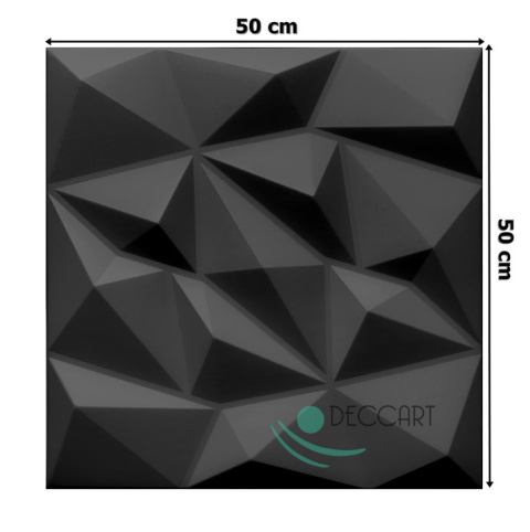 BRYLANT - Czarne kasetony sufitowe, piankowe 3D geometryczne BRYLANT - Czarne kasetony sufitowe, piankowe 3D geometryczne