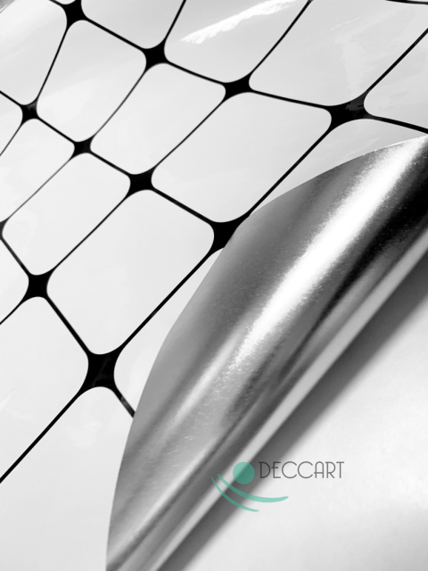 Biała tapeta OKLEINA samoprzylepna geometryczna T03B1 Biała tapeta OKLEINA samoprzylepna geometryczna T03B1