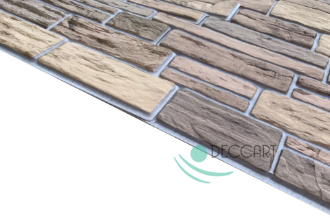 Kamień imitacja Panele Ścienne dekoracyjne jak piaskowiec 3D z PCV 26088 Kamień imitacja Panele Ścienne dekoracyjne jak piaskowiec 3D z PCV 26088