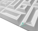 SQUARE - Weiße Deckenkisten, 3D-Wanddekorationsschaumplatten