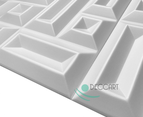 SQUARE - Weiße Deckenkisten, 3D-Wanddekorationsschaumplatten SQUARE - Weiße Deckenkisten, 3D-Wanddekorationsschaumplatten