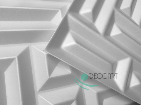 SQUARE - Weiße Deckenkisten, 3D-Wanddekorationsschaumplatten SQUARE - Weiße Deckenkisten, 3D-Wanddekorationsschaumplatten