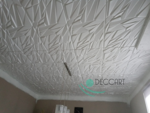 Kasetony sufitowe panele ścienne 3D piankowe 100x50 - Rock BIAŁY - 0,5m2 / 1szt. Kasetony sufitowe panele ścienne 3D piankowe 100x50 - Rock BIAŁY - 0,5m2 / 1szt.