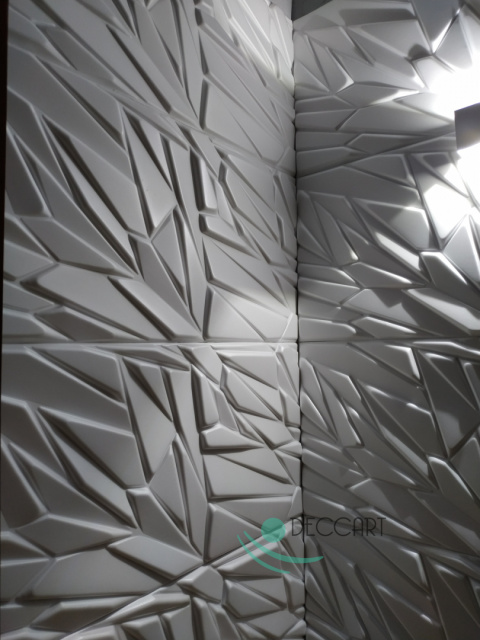 Kasetony sufitowe panele ścienne 3D piankowe 100x50 - Rock BIAŁY - 0,5m2 / 1szt. Kasetony sufitowe panele ścienne 3D piankowe 100x50 - Rock BIAŁY - 0,5m2 / 1szt.