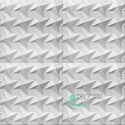 TWISTER - Białe kasetony sufitowe, piankowe panele dekoracyjne ścienne 3D