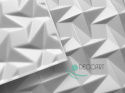 TWISTER - Białe kasetony sufitowe, piankowe panele dekoracyjne ścienne 3D