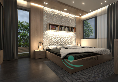 DIAMENT - BIAŁE Panele Ścienne 3D kasetony styropianowe 60x60 cm DIAMENT - BIAŁE Panele Ścienne 3D kasetony styropianowe 60x60 cm