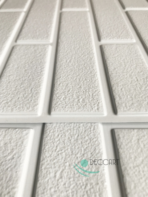 Okładzina PCV cegła biała 58x44 cm DW01 Okładzina PCV cegła biała 58x44 cm DW01