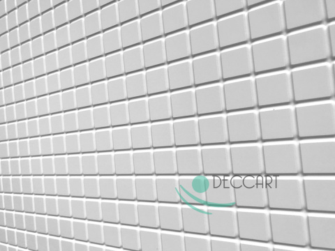 Okładzina PCV mozaika biała 58x44 cm DW08 Okładzina PCV mozaika biała 58x44 cm DW08