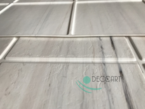 Okładzina PCV kafelki marur beż 58x44 cm DW04 Okładzina PCV kafelki marur beż 58x44 cm DW04