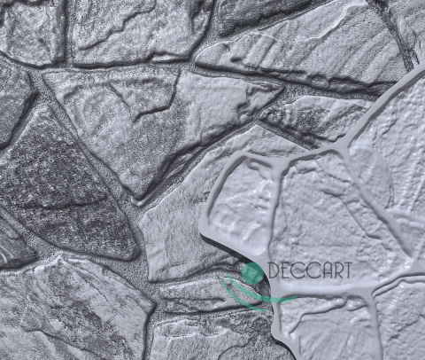 Panele Ścienne 3D PCV Grey Scale szary kamień dekroacyjny Panele Ścienne 3D PCV Grey Scale szary kamień dekroacyjny