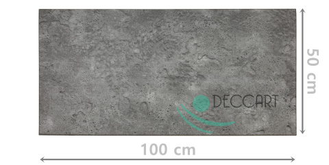Beton architektoniczy IMITACJA - 7014 XL - Kasetony sufitowe, piankowe 100x50 ciemny szary 0,50 m2 Beton architektoniczy IMITACJA - 7014 XL - Kasetony sufitowe, piankowe 100x50 ciemny szary 0,50 m2