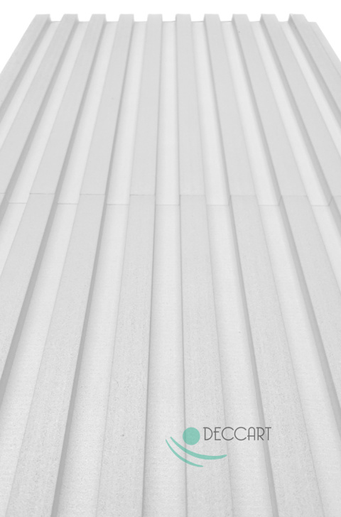 Styropianowe Panele Ścienne 60x60cm LAMELE - BIAŁE 3D kasetony sufitowe Styropianowe Panele Ścienne 60x60cm LAMELE - BIAŁE 3D kasetony sufitowe