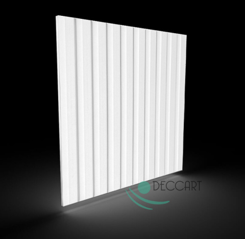 Styropianowe Panele Ścienne 60x60cm LAMELE - BIAŁE 3D kasetony sufitowe Styropianowe Panele Ścienne 60x60cm LAMELE - BIAŁE 3D kasetony sufitowe