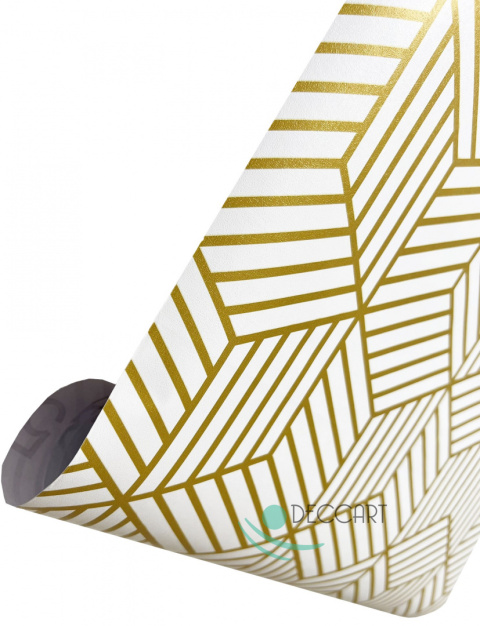 Tapeta ZŁOTA samoprzylepna geometryczna T5353 Tapeta ZŁOTA samoprzylepna geometryczna T5353