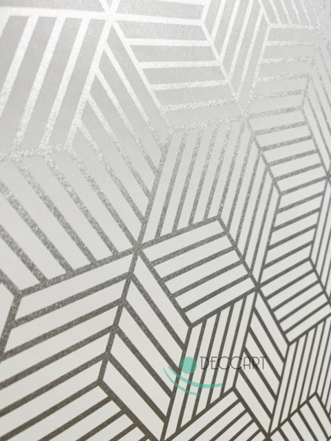 Tapeta SREBRNA samoprzylepna geometryczna T5353-1 Tapeta SREBRNA samoprzylepna geometryczna T5353-1