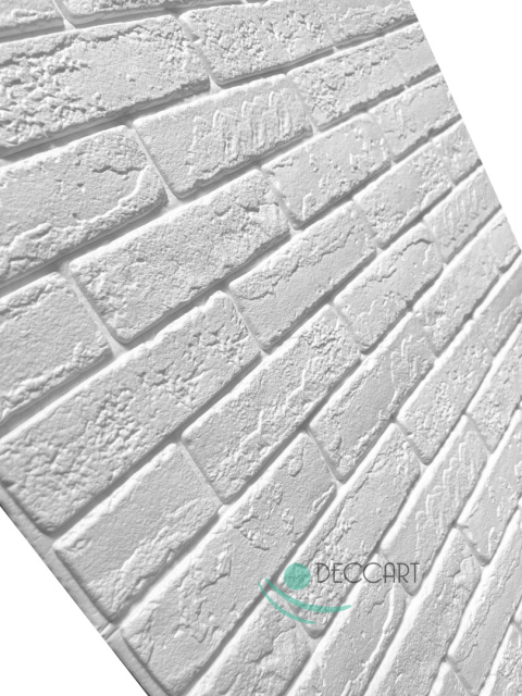 Cegła tapeta BIAŁA samoprzylepne panele ścienne okładzina 3D C38 Cegła tapeta BIAŁA samoprzylepne panele ścienne okładzina 3D C38