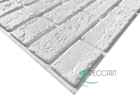 Cegła tapeta BIAŁA samoprzylepne panele ścienne okładzina 3D C38 Cegła tapeta BIAŁA samoprzylepne panele ścienne okładzina 3D C38