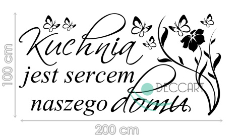 Naklejka na ścianę do kuchni DK107 - 200x100 Naklejka na ścianę do kuchni DK107 - 200x100