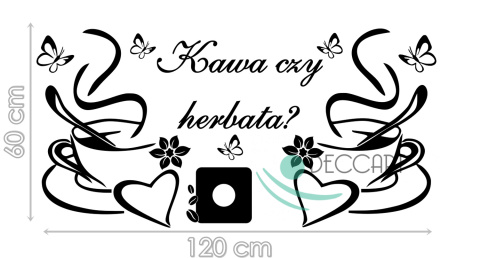 Naklejka na ścianę do kuchni DK109 - 120x60 Naklejka na ścianę do kuchni DK109 - 120x60