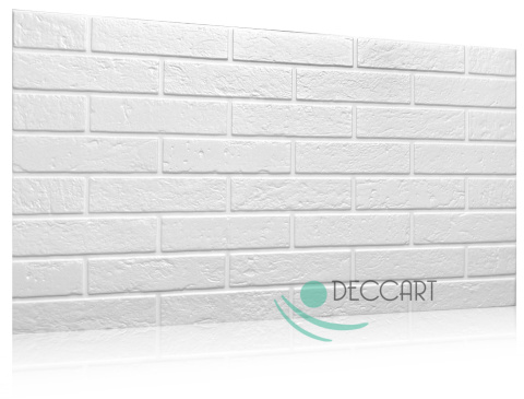 White brick 3D wall panels 100x50 cm 0.5 m2 - Ceiling coffers, foam White brick 3D wall panels 100x50 cm 0.5 m2 - Ceiling coffers, foam