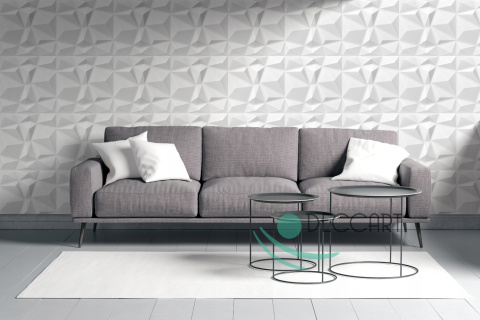 Diamant WHITE Wandpaneele - Deckenkassetten, 3D-Schaum-Wandpaneele Diamant WHITE Wandpaneele - Deckenkassetten, 3D-Schaum-Wandpaneele