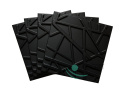LINE BLACK - Ceiling coffers, foam wall panels 3D