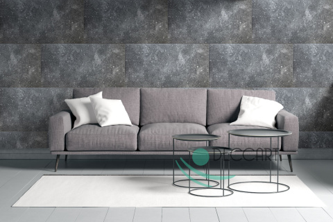Panele ścienne beton czasno - srebrny imitacja panele dekoracyjne piankowe 100x50cm - 0,5m2 - 7514XL Panele ścienne beton czasno - srebrny imitacja panele dekoracyjne piankowe 100x50cm - 0,5m2 - 7514XL