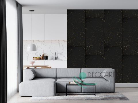 Desert02XL Decken- und Wandpaneele in Schwarz und Gold – luxuriöser Glamour-Stil Desert02XL Decken- und Wandpaneele in Schwarz und Gold – luxuriöser Glamour-Stil