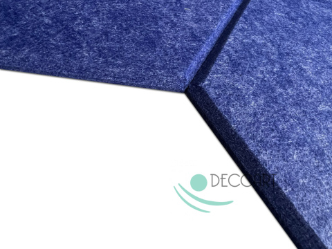 Panele ścienne filcowe HEXAGON 3D ciemno niebieski HB-24 Panele ścienne filcowe HEXAGON 3D ciemno niebieski HB-24