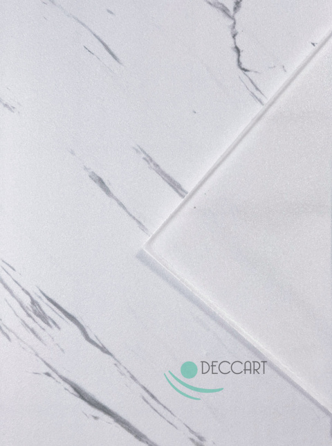 Marmur biały imitacja panele ścienne dekoracyjne 100x50cm - 0,5m2 - 7214XL Marmur biały imitacja panele ścienne dekoracyjne 100x50cm - 0,5m2 - 7214XL