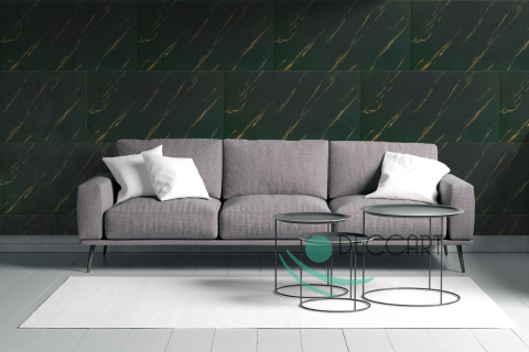 Panele ścienne marmur CARRARA butelkowa zieleń - złoty imitacja panele dekoracyjne piankowe 100x50cm - 0,5m2 - 7814XL Panele ścienne marmur CARRARA butelkowa zieleń - złoty imitacja panele dekoracyjne piankowe 100x50cm - 0,5m2 - 7814XL