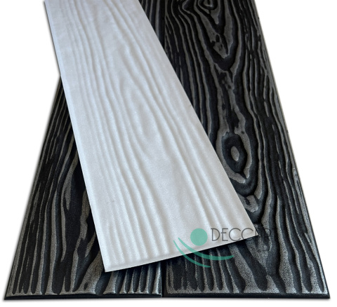 Panele sufitowe ścienne 3D CZARNO SREBRNE Deski imitacja 100x16,7 cm P4-CZ-SR Panele sufitowe ścienne 3D CZARNO SREBRNE Deski imitacja 100x16,7 cm P4-CZ-SR
