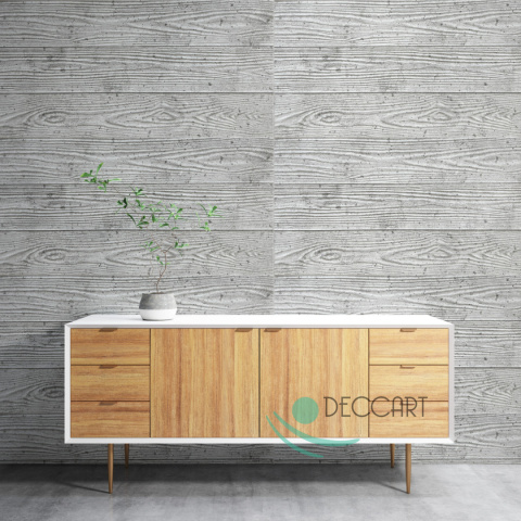 Panele sufitowe ścienne 3D BETON Deski imitacja 100x16,7 cm P4-73 Panele sufitowe ścienne 3D BETON Deski imitacja 100x16,7 cm P4-73