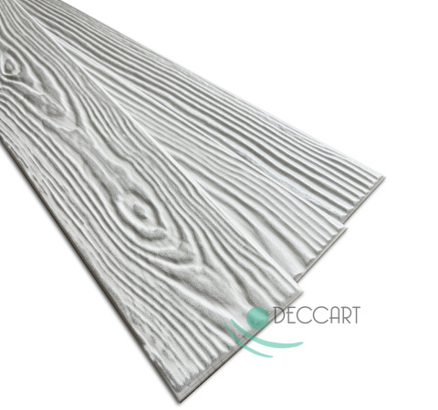 Panele sufitowe ścienne 3D Deski drewno imitacja 100x16,7 cm P4-08 biała deska ze srebrnym nadrukiem Panele sufitowe ścienne 3D Deski drewno imitacja 100x16,7 cm P4-08 biała deska ze srebrnym nadrukiem