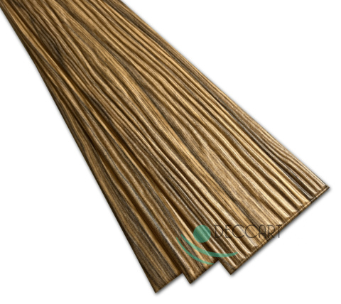 Panele sufitowe ścienne 3D Deski drewno ciemne imitacja 100x16,7 cm P4-13 Panele sufitowe ścienne 3D Deski drewno ciemne imitacja 100x16,7 cm P4-13