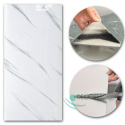 DEKORATIVE SELBSTKLEBENDE PVC-PLATTEN FLIESEN 30x60 cm WEISS AR01