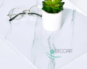 DEKORATIVE SELBSTKLEBENDE PVC-PLATTEN FLIESEN 30x60 cm WEISS AR01