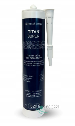 Klej Montażowy TITAN SUPER - biały 520 g