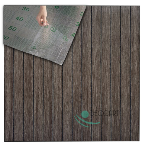 3D self-adhesive decorative PVC panel in slat-cladding style 3D self-adhesive decorative PVC panel in slat-cladding style