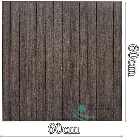 Self-Adhesive 3D Slat Wall Panels - Wainscoting Structure 0.36m2 PVC WB603 Self-Adhesive 3D Slat Wall Panels - Wainscoting Structure 0.36m2 PVC WB603