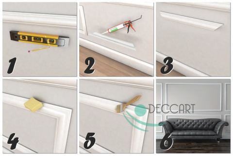 Listwa Ścienna Sztukateria BIAŁA RAMKA polistyrenowa DP1 39cm x 59 cm Listwa Ścienna Sztukateria BIAŁA RAMKA polistyrenowa DP1 39cm x 59 cm