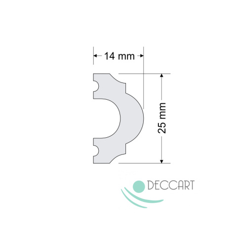 SCHWARZE Wand-Deckenleiste Stuck für Rahmen Polystyrol DP1 MINI - SCHWARZ SCHWARZE Wand-Deckenleiste Stuck für Rahmen Polystyrol DP1 MINI - SCHWARZ