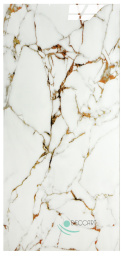 Selbstklebende Wandpaneele Weißgold Marmor FLIESEN Tapete AR92 30x60cm