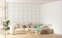 Selbstklebende Wandpaneele Weißgold Marmor FLIESEN Tapete AR92 30x60cm