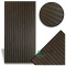 Panel Ścienny sufitowy Lamel Czarno -Brązowy 100x50cm - 0,5m2